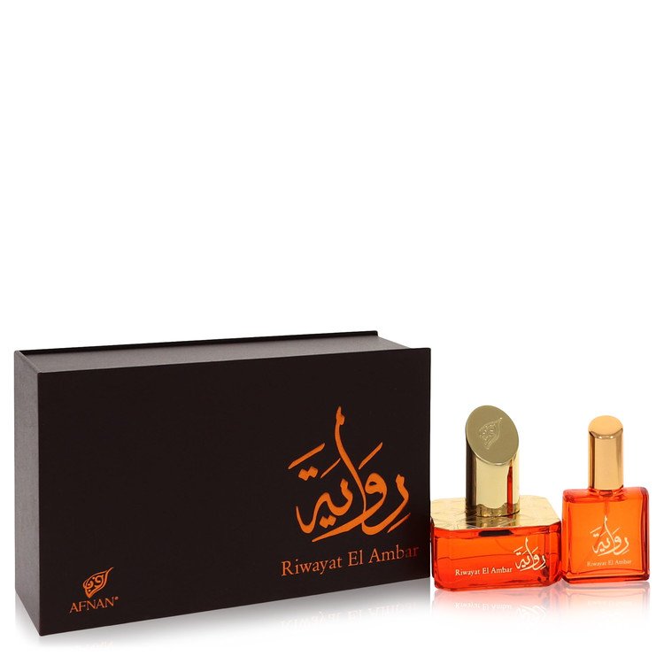 Riwayat El Ambar Eau De Parfum Spray + Free .6207 ml Travel EDP Spray By Afnan