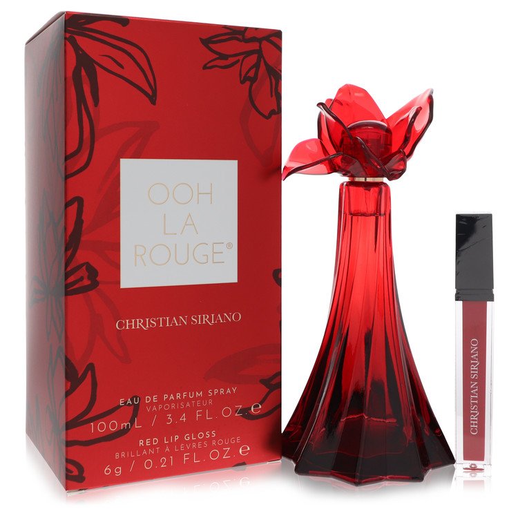 Christian Siriano Ooh La Rouge Eau De Parfum Spray + 0.230 ml Red Lip Gloss By Christian Siriano